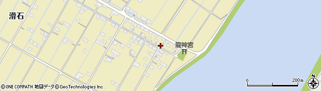 熊本県玉名市滑石4350周辺の地図
