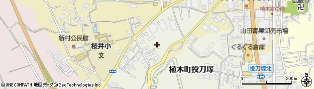 熊本県熊本市北区植木町投刀塚24周辺の地図