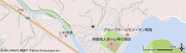 長崎県長崎市琴海戸根町807周辺の地図
