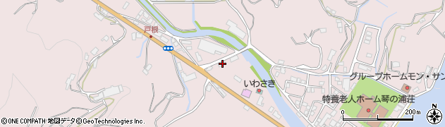 長崎県長崎市琴海戸根町2912周辺の地図