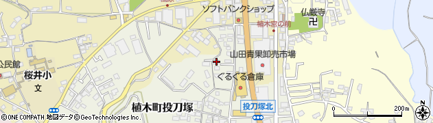 熊本県熊本市北区植木町投刀塚495周辺の地図