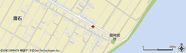熊本県玉名市滑石4347周辺の地図