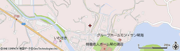 長崎県長崎市琴海戸根町732周辺の地図
