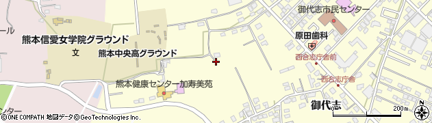 熊本県合志市御代志2017周辺の地図
