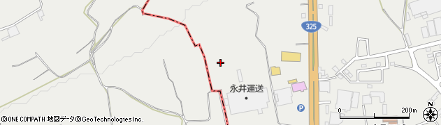 熊本県菊池郡大津町室1423周辺の地図