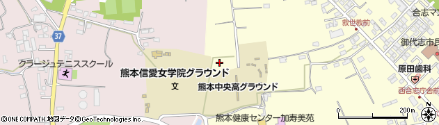 熊本県合志市御代志2068周辺の地図