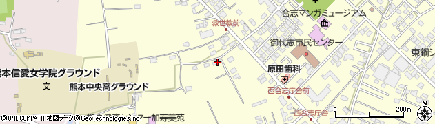 熊本県合志市御代志2020周辺の地図