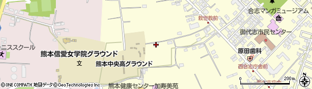 熊本県合志市御代志1997周辺の地図