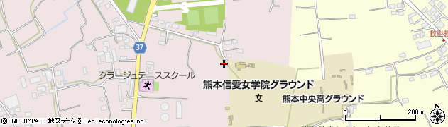 熊本信愛女学院西合志ボルジア寮周辺の地図