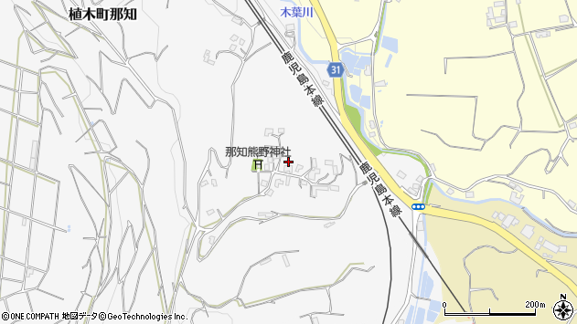 〒861-0154 熊本県熊本市北区植木町那知の地図