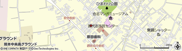 熊本県合志市御代志1661周辺の地図