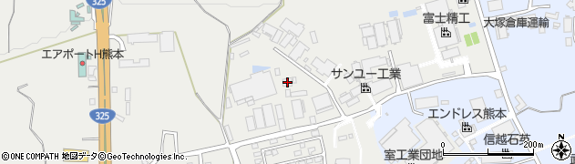 熊本県菊池郡大津町室1648周辺の地図