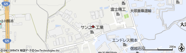 熊本県菊池郡大津町室1640周辺の地図