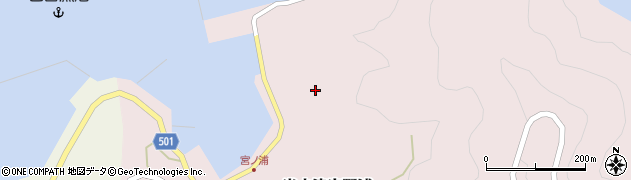 大分県佐伯市米水津大字宮野浦672周辺の地図