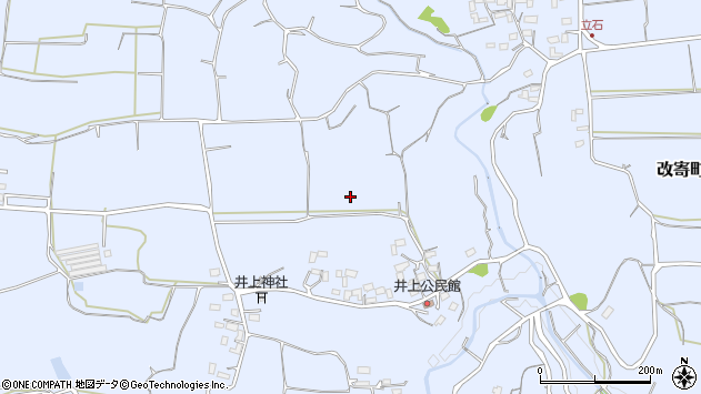 〒861-5501 熊本県熊本市北区改寄町の地図