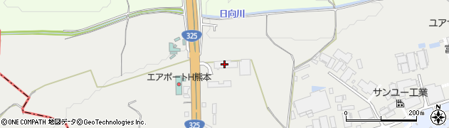 熊本県菊池郡大津町室1541周辺の地図