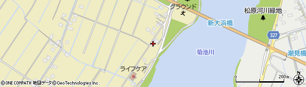 熊本県玉名市滑石2298周辺の地図