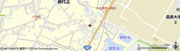 熊本県合志市御代志870周辺の地図
