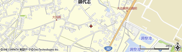 熊本県合志市御代志1486周辺の地図