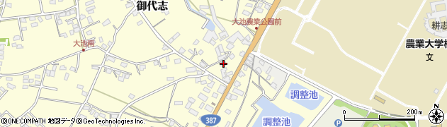 熊本県合志市御代志868周辺の地図
