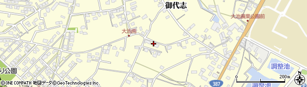 熊本県合志市御代志1499周辺の地図