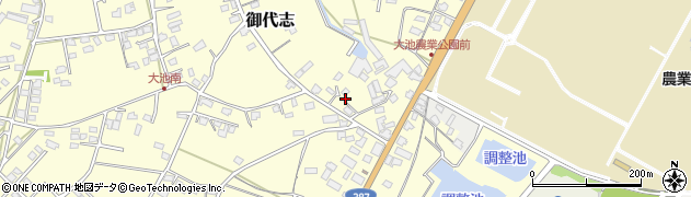 熊本県合志市御代志871周辺の地図