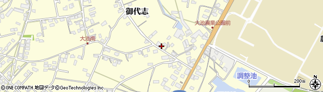 熊本県合志市御代志874周辺の地図