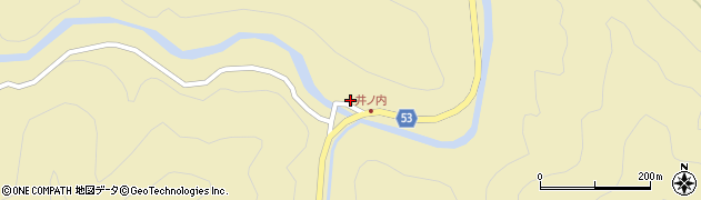 大分県佐伯市本匠大字上津川737周辺の地図