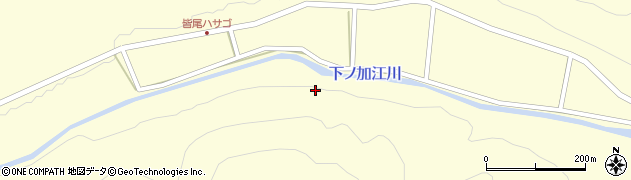 下ノ加江川周辺の地図