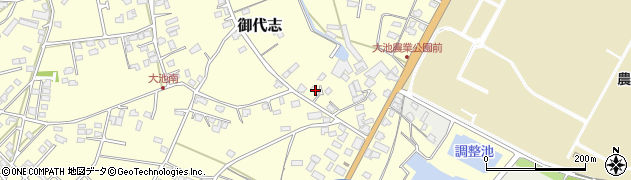 熊本県合志市御代志873周辺の地図