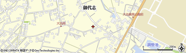 熊本県合志市御代志1489周辺の地図