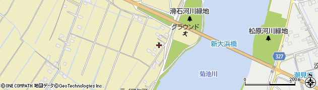 熊本県玉名市滑石2325周辺の地図
