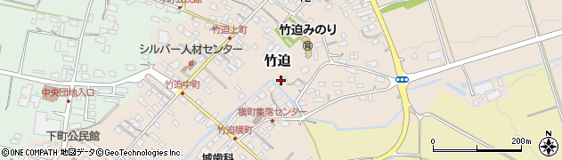 熊本県合志市竹迫1816周辺の地図