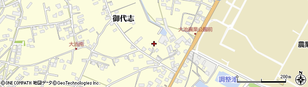 熊本県合志市御代志878周辺の地図
