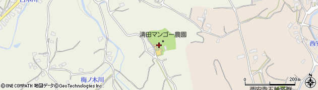 清田ファミリー・マンゴー農園周辺の地図