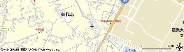 熊本県合志市御代志863周辺の地図