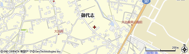 熊本県合志市御代志877周辺の地図