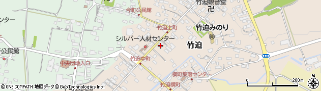 熊本県合志市竹迫1761周辺の地図