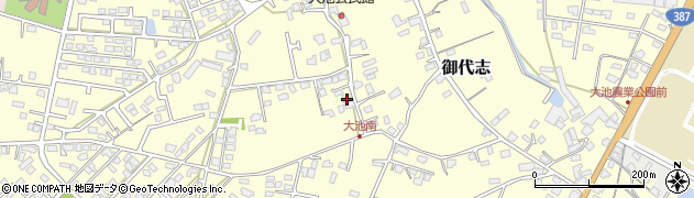 熊本県合志市御代志1449周辺の地図