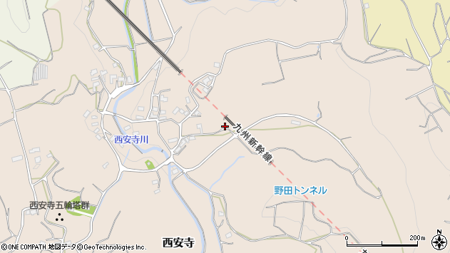 〒869-0321 熊本県玉名郡玉東町西安寺の地図