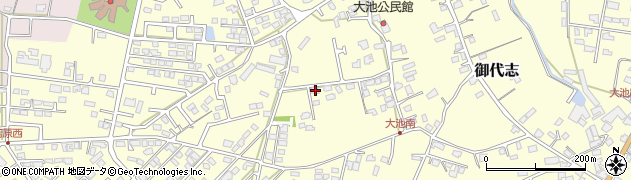 熊本県合志市御代志1445周辺の地図