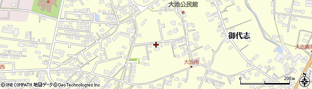 熊本県合志市御代志1446周辺の地図