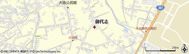 熊本県合志市御代志1506周辺の地図
