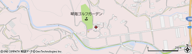 長崎県長崎市琴海戸根町2498周辺の地図