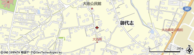 熊本県合志市御代志1421周辺の地図