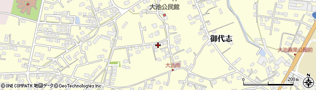 熊本県合志市御代志1448周辺の地図