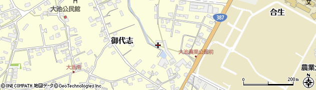 熊本県合志市御代志967周辺の地図