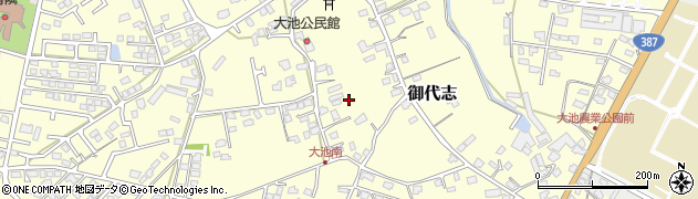 熊本県合志市御代志1407周辺の地図