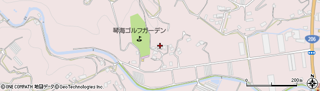 長崎県長崎市琴海戸根町1594周辺の地図