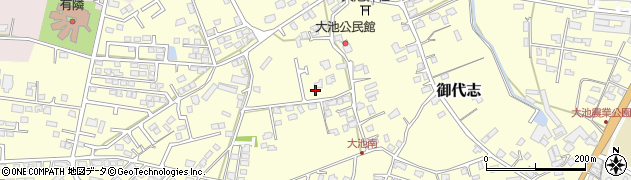 熊本県合志市御代志1425周辺の地図